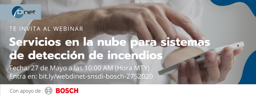 Webinar Dinet - Servicios en la nube para sistemas de detección de incendios Bosch