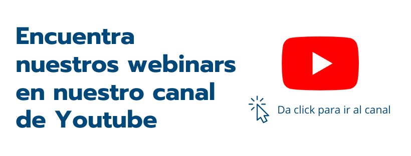 Encuentra nuestros webinars Dinet en nuestro canal de Youtube